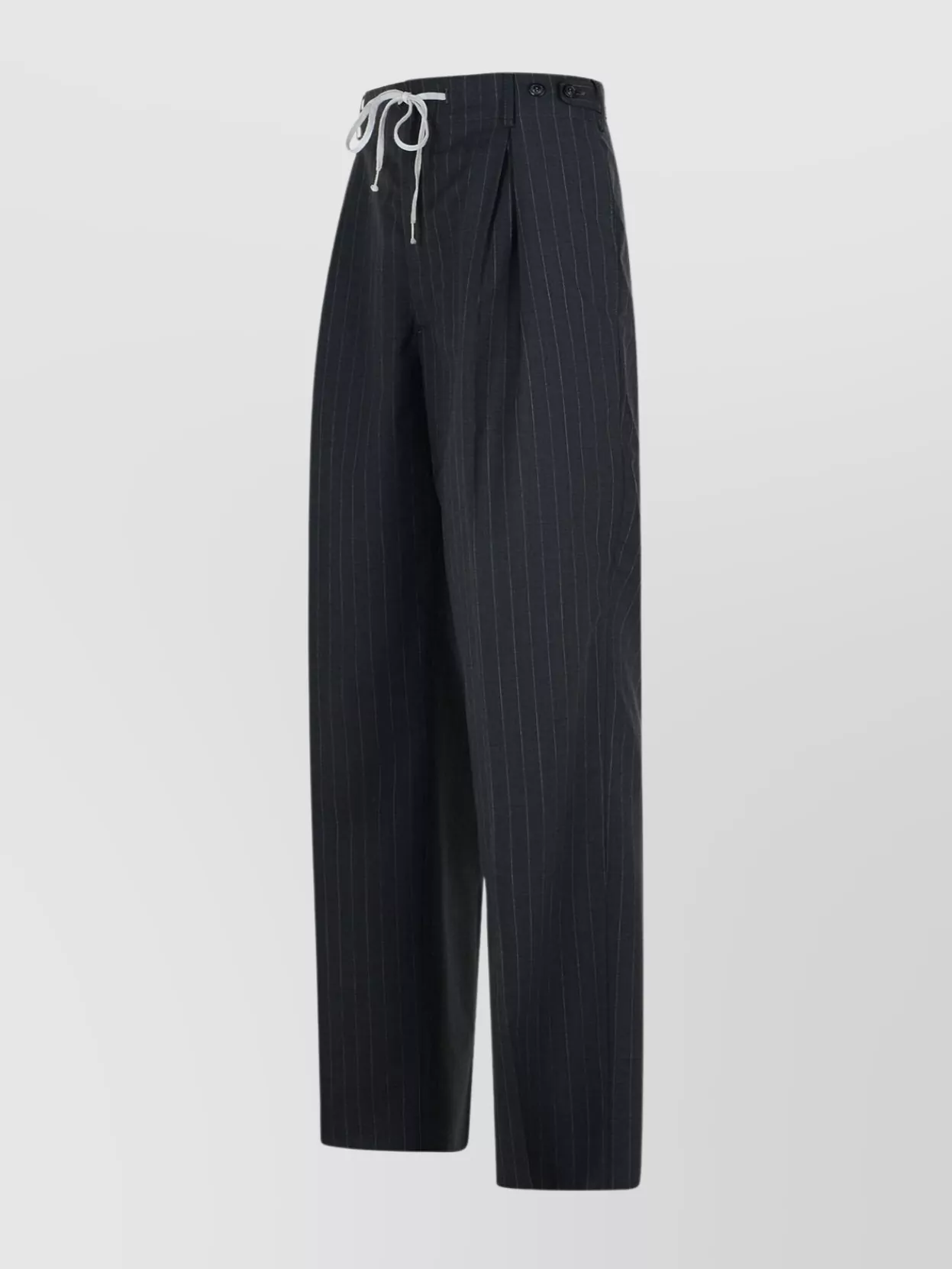 Maison Margiela Tailored Wool Trousers Pinstripe Design