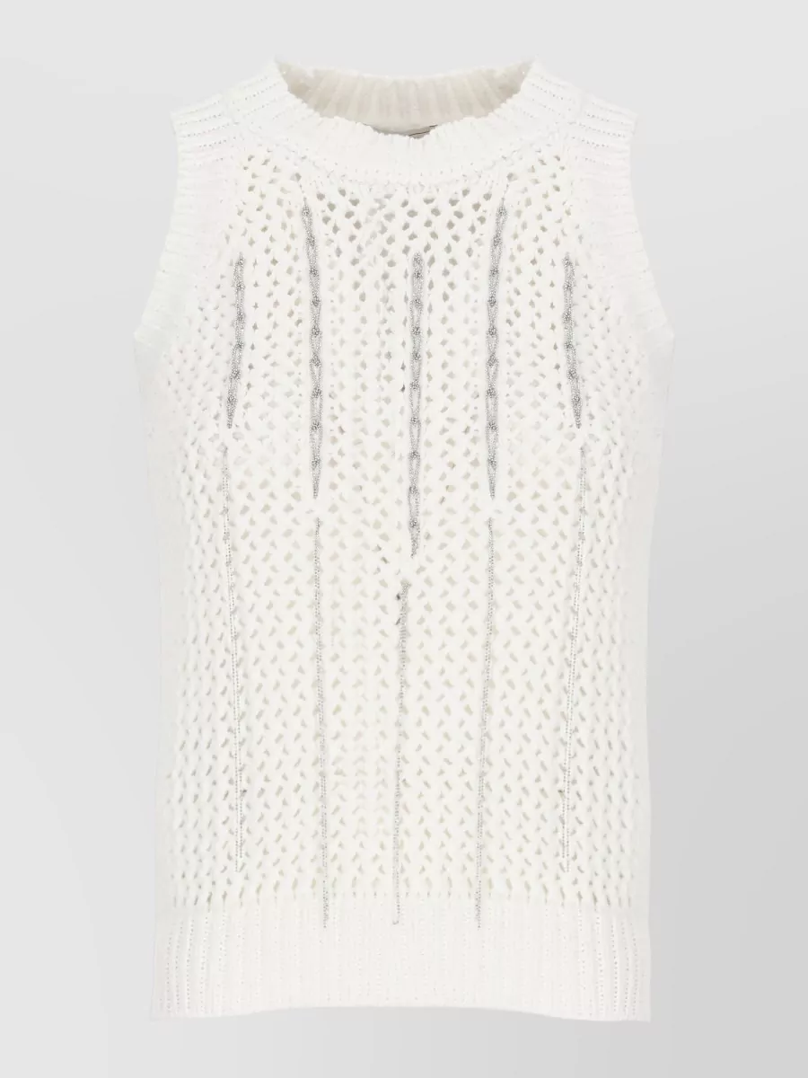 Peserico Cotton Sleeveless Top