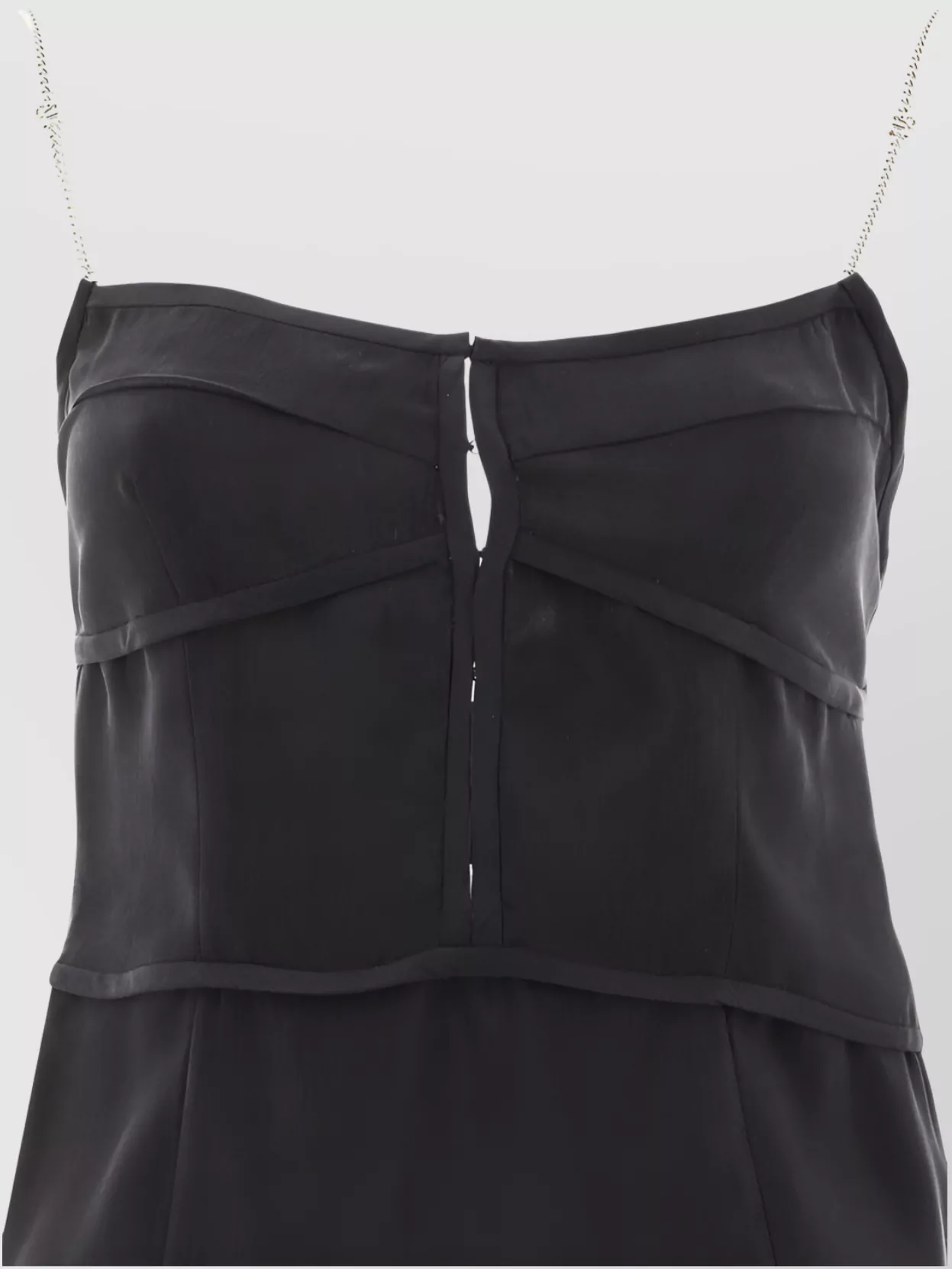 Palm Angels Sweetheart Neckline Mini Length Dress With Spaghetti Straps