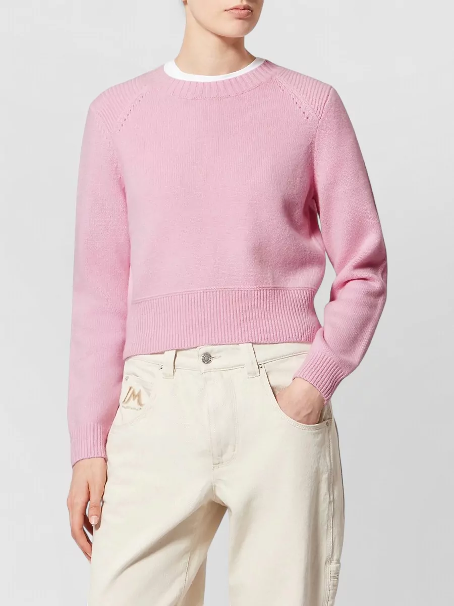 Isabel Marant Cornelia Crew Neck Pullover Raglan Ribbed