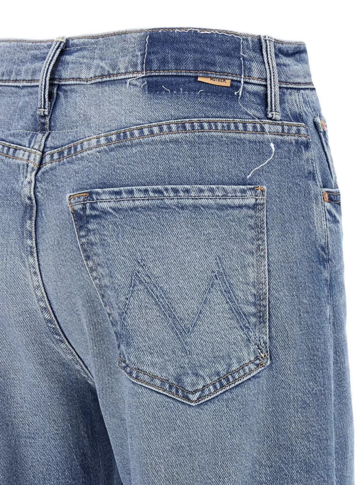 Mother 'the Sneak Lasso' Trousers In Blue