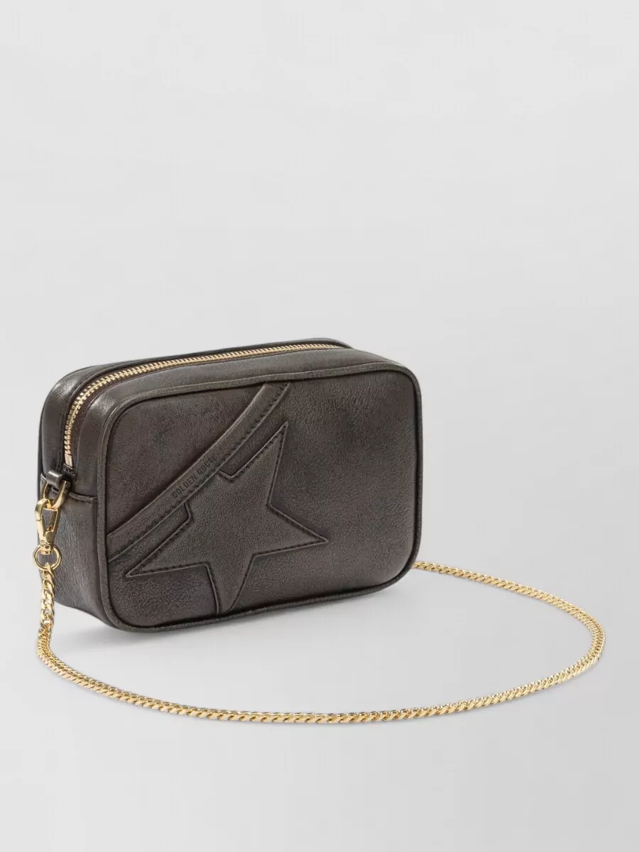 Golden Goose Mini Star Mini Leather Crossbody Bag