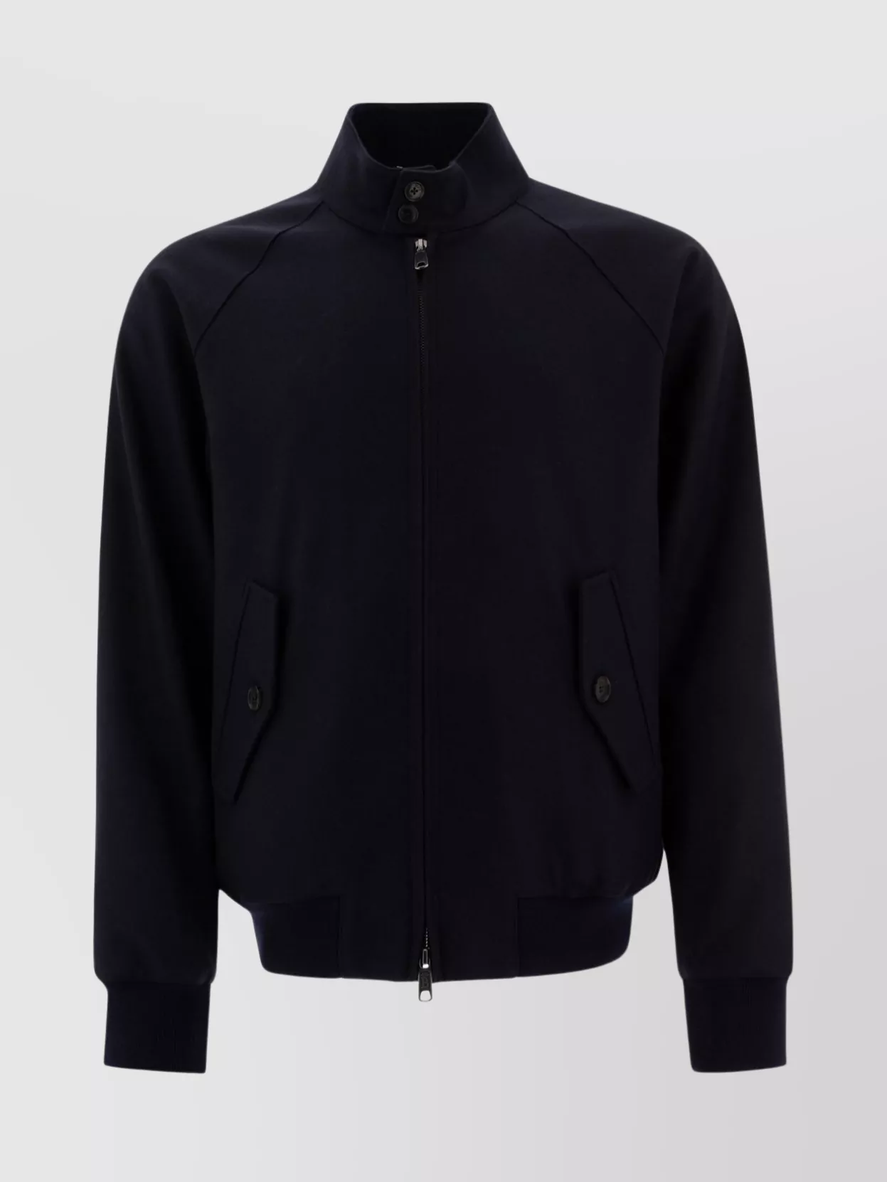 Baracuta Neighborhood G9 Logo-embroidered Shell Harrington Jacket In Black