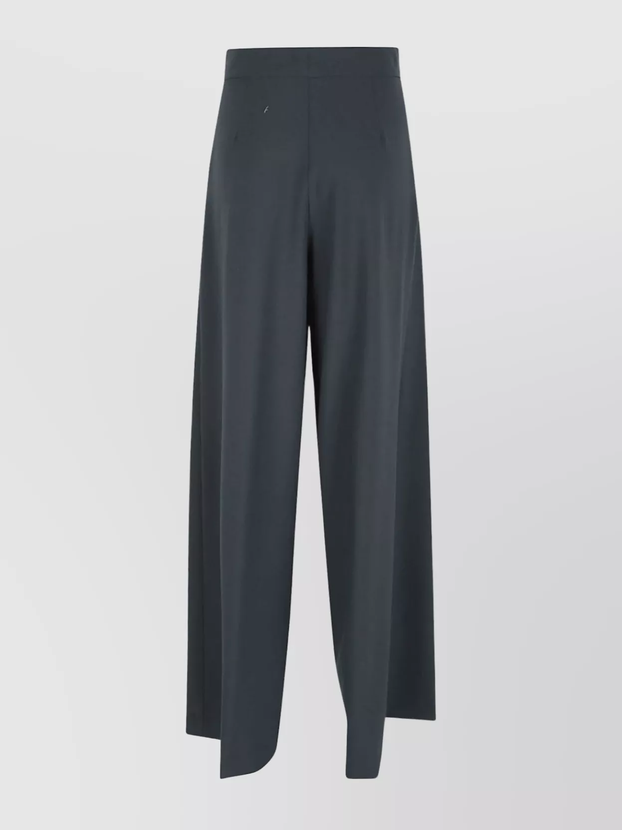 Dries Van Noten High Waist Pleated Wide Leg Trousers In Blue