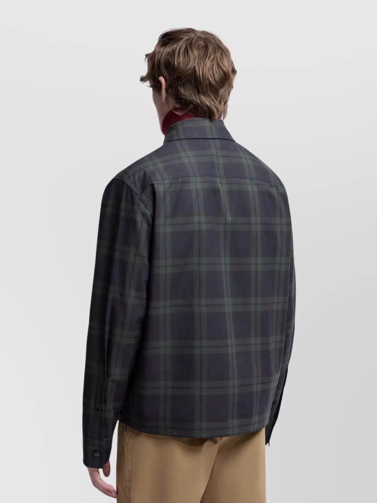 Moncler Plaid Long Sleeve Shirt