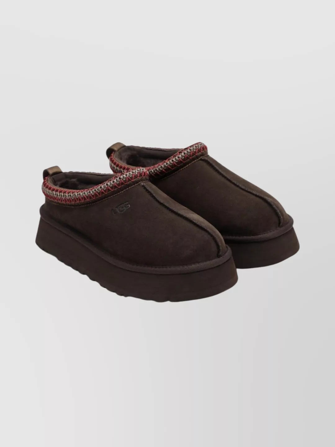 Ugg Suede Tazz Slippers Platform Sole