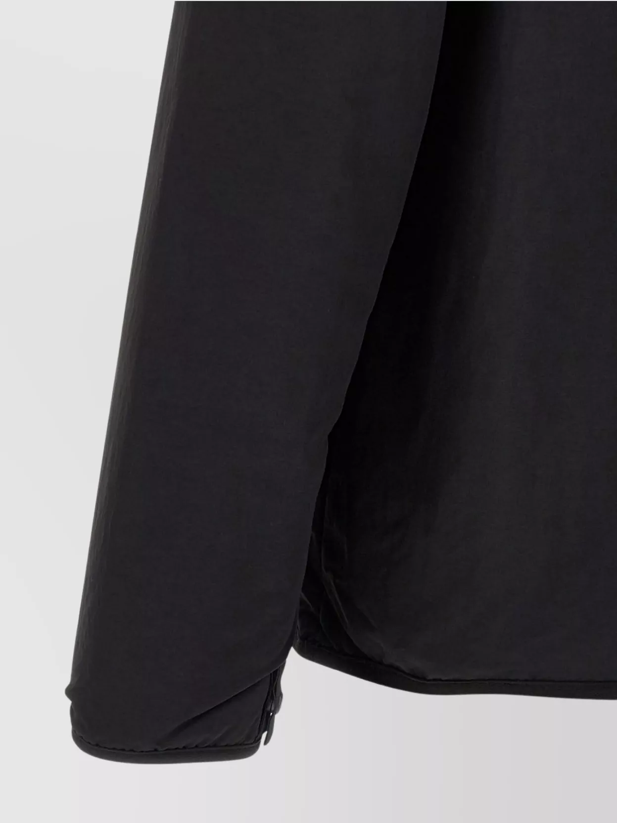 The North Face Lightweight Quilted Long Sleeve Jacket In Black