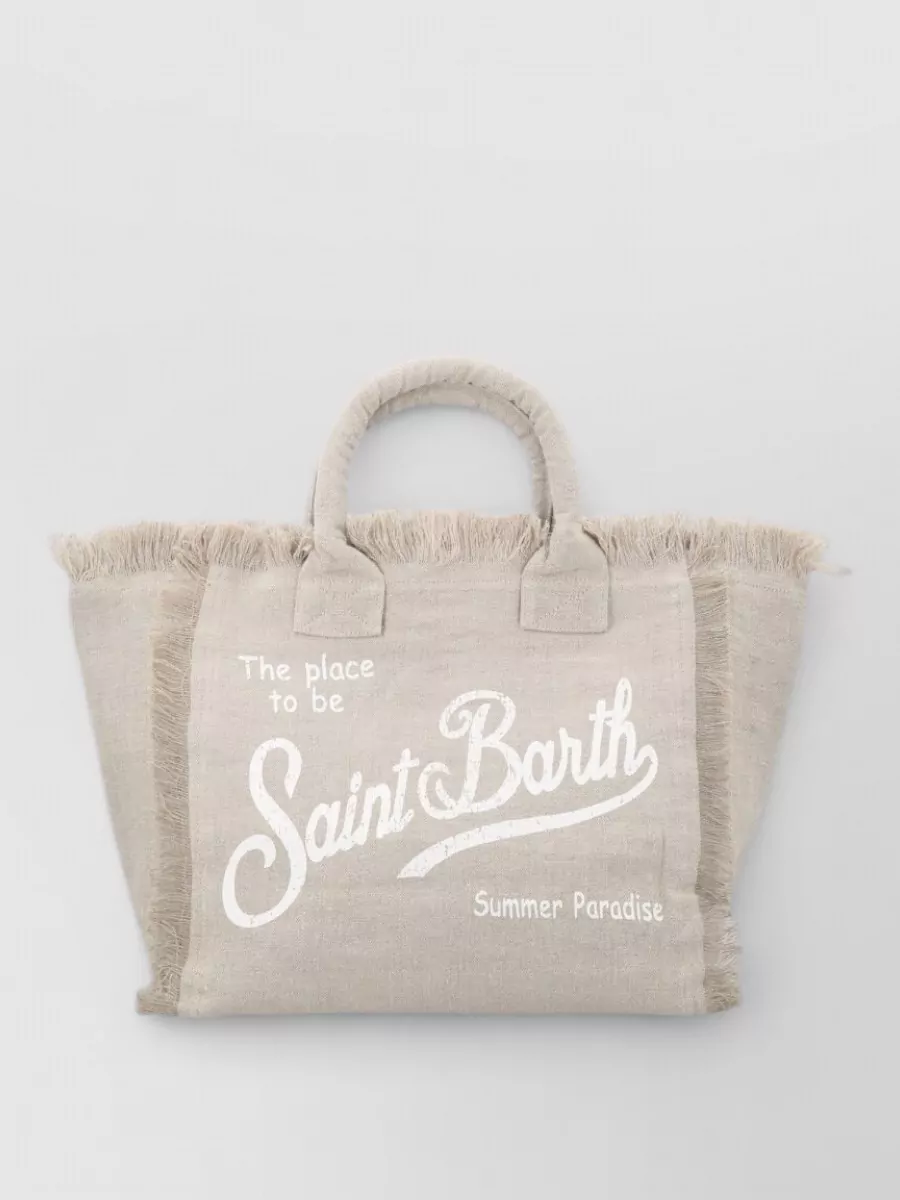 Mc2 Saint Barth Linen Beach Bag