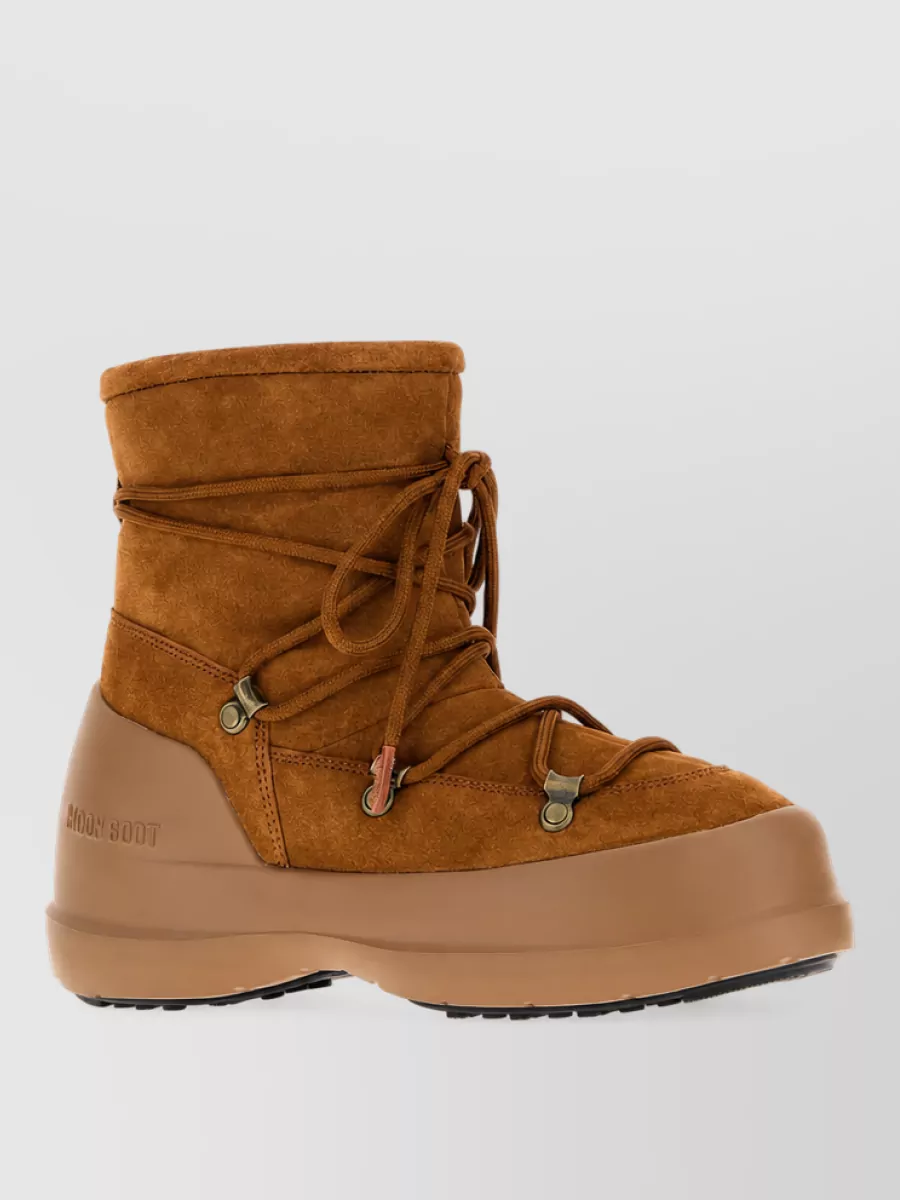 Moon Boot suede leather ankle boots