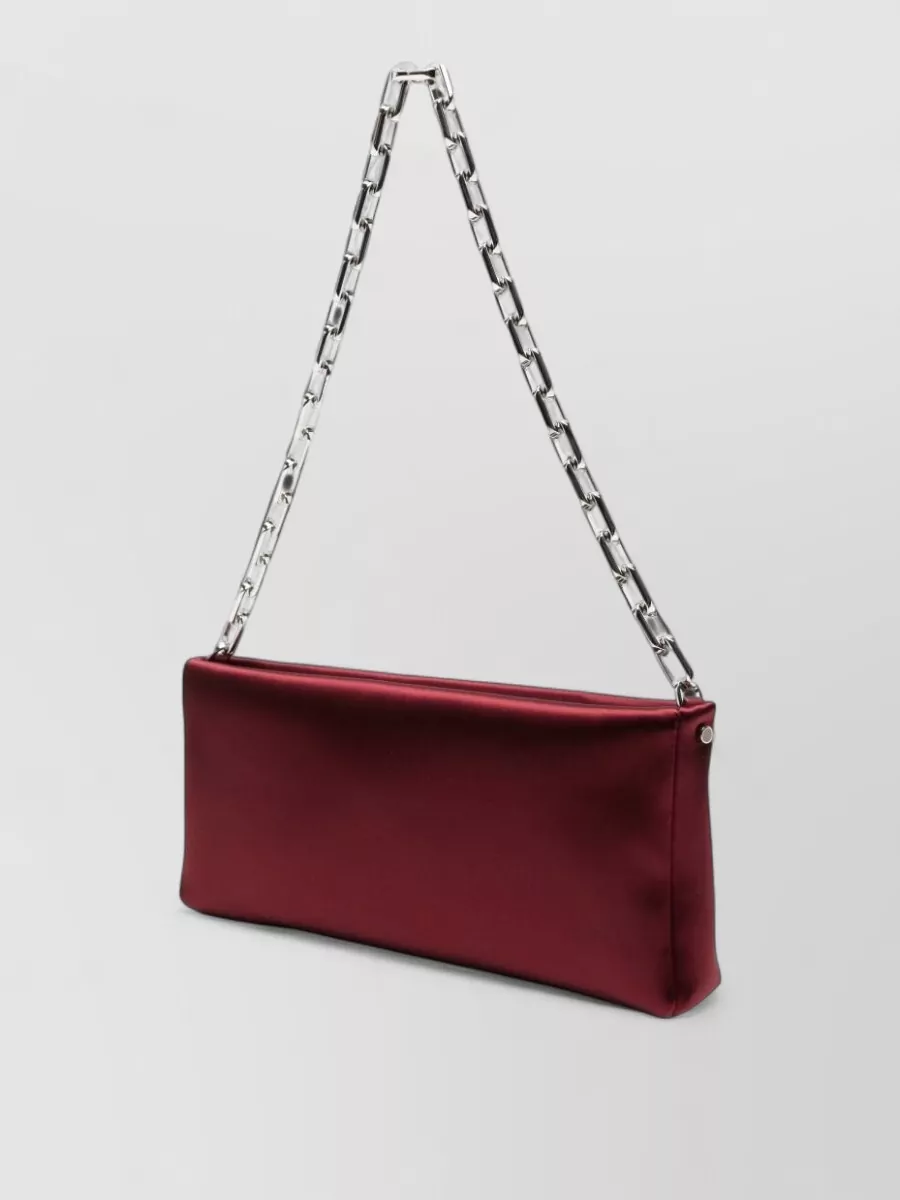 Christian Louboutin Na Crystal-Embellished Satin Clutch Bag