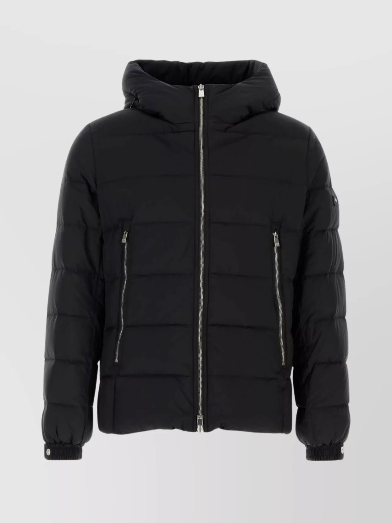 Tatras Hooded Nylon Down Jacket And Pockets In Black