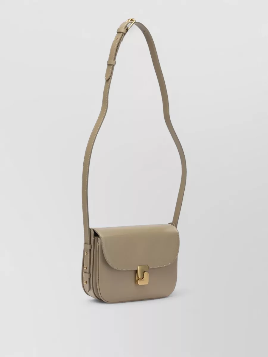 Soeur Calf Leather Mini Crossbody Bag