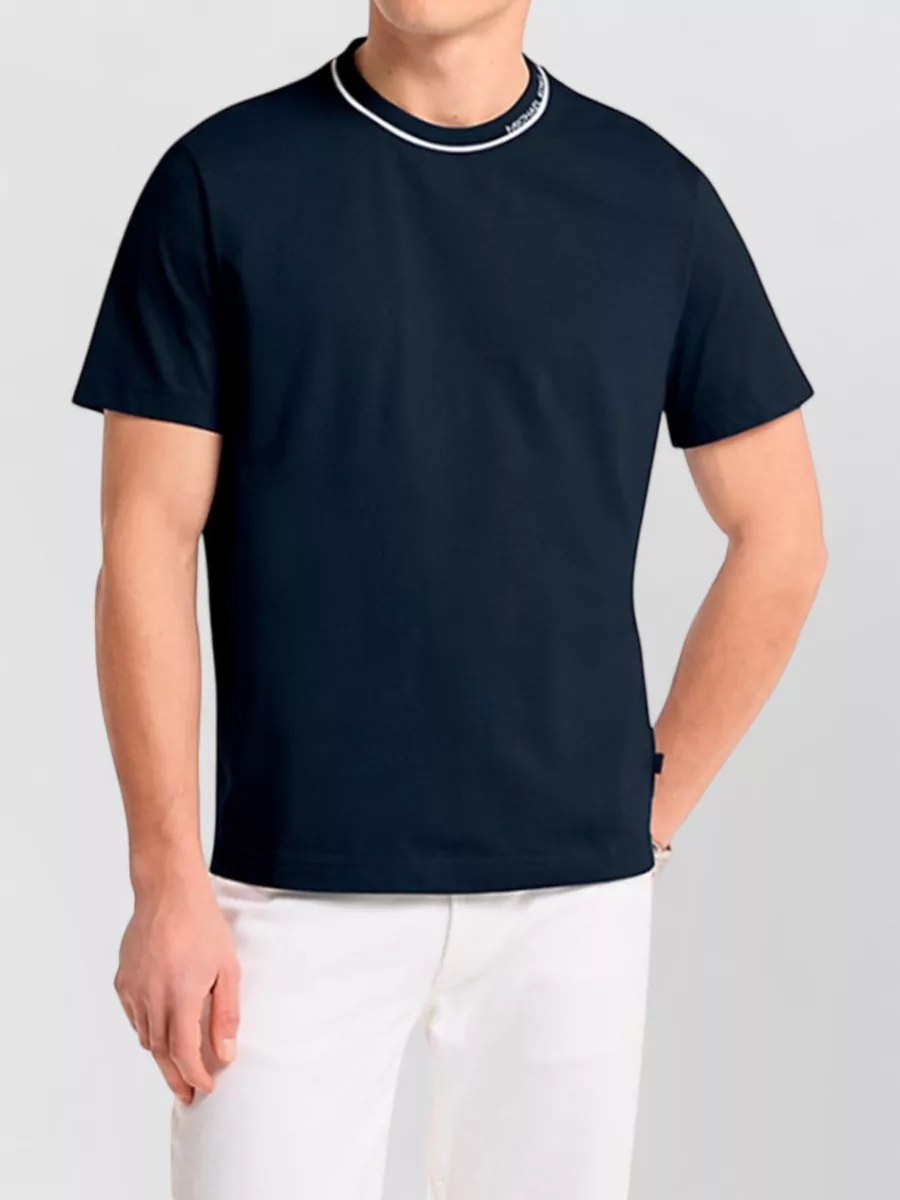 Michael Kors Ribbed Logo T-Shirt
