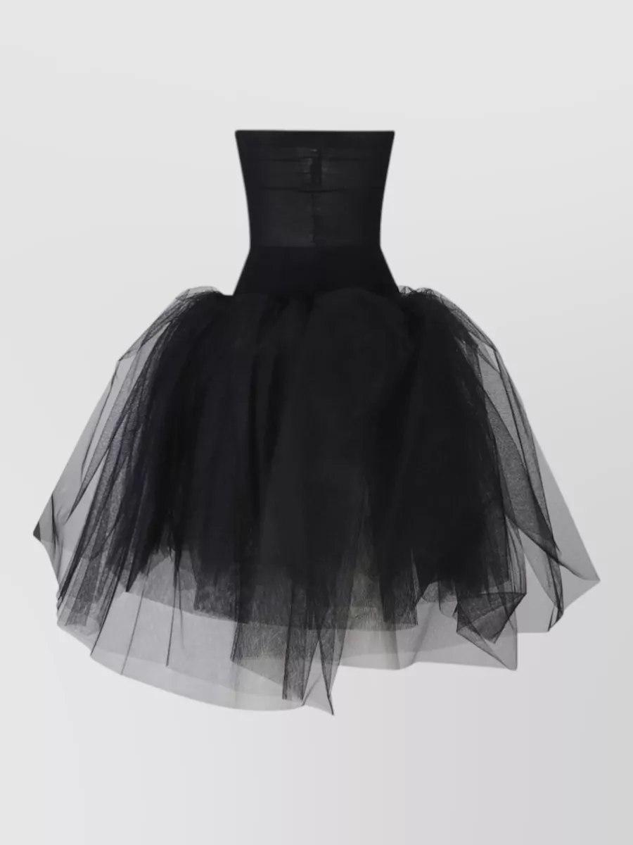Junya Watanabe Layered Tulle Fitted Skirt