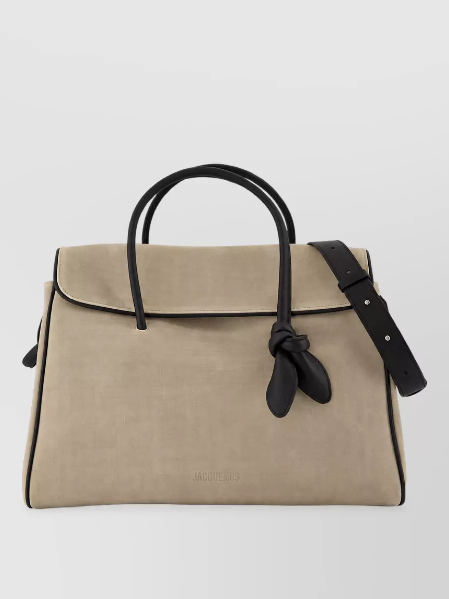 Jacquemus le turismo leather tote bag