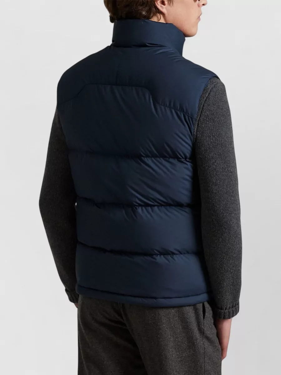 Ralph Lauren Puffer Gilet High Collar Zip Pockets