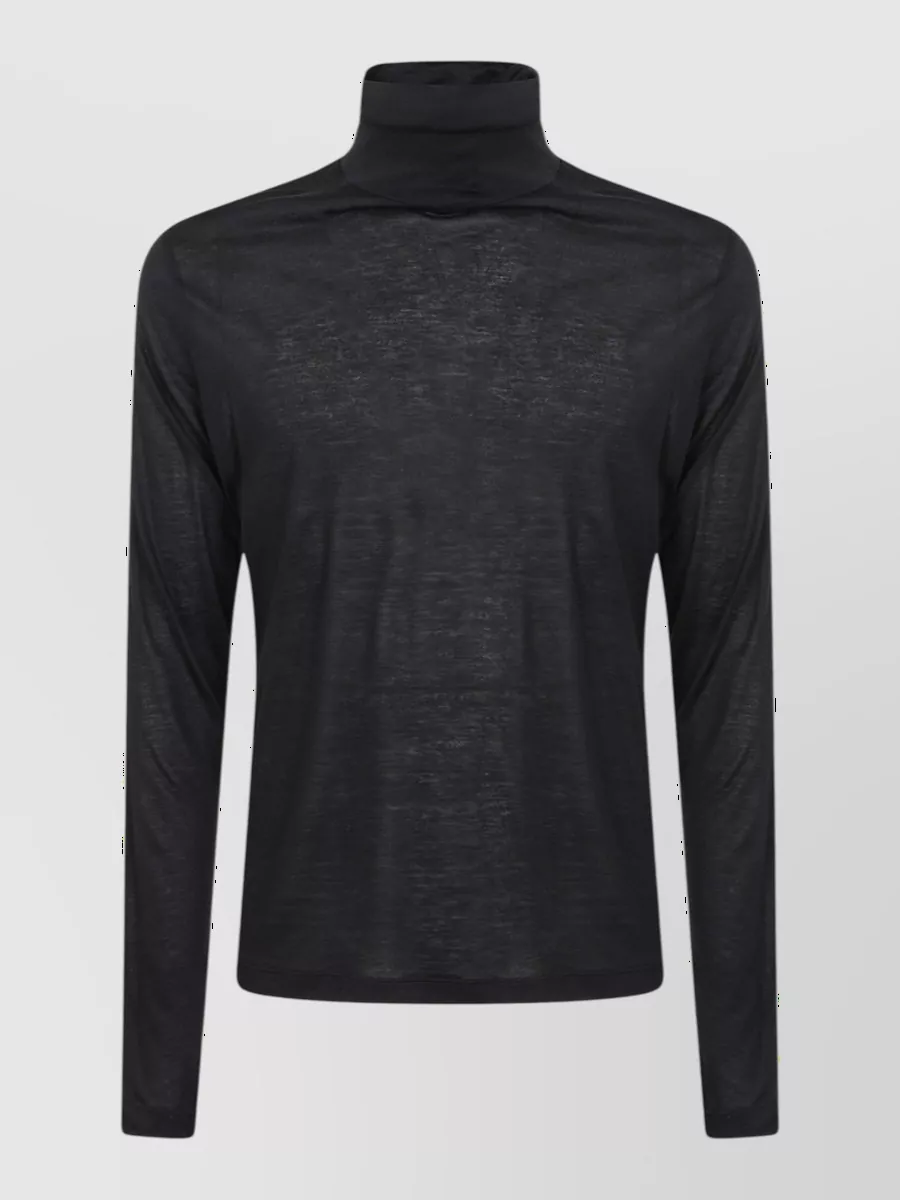 WOC cashmere modal turtleneck t-shirt