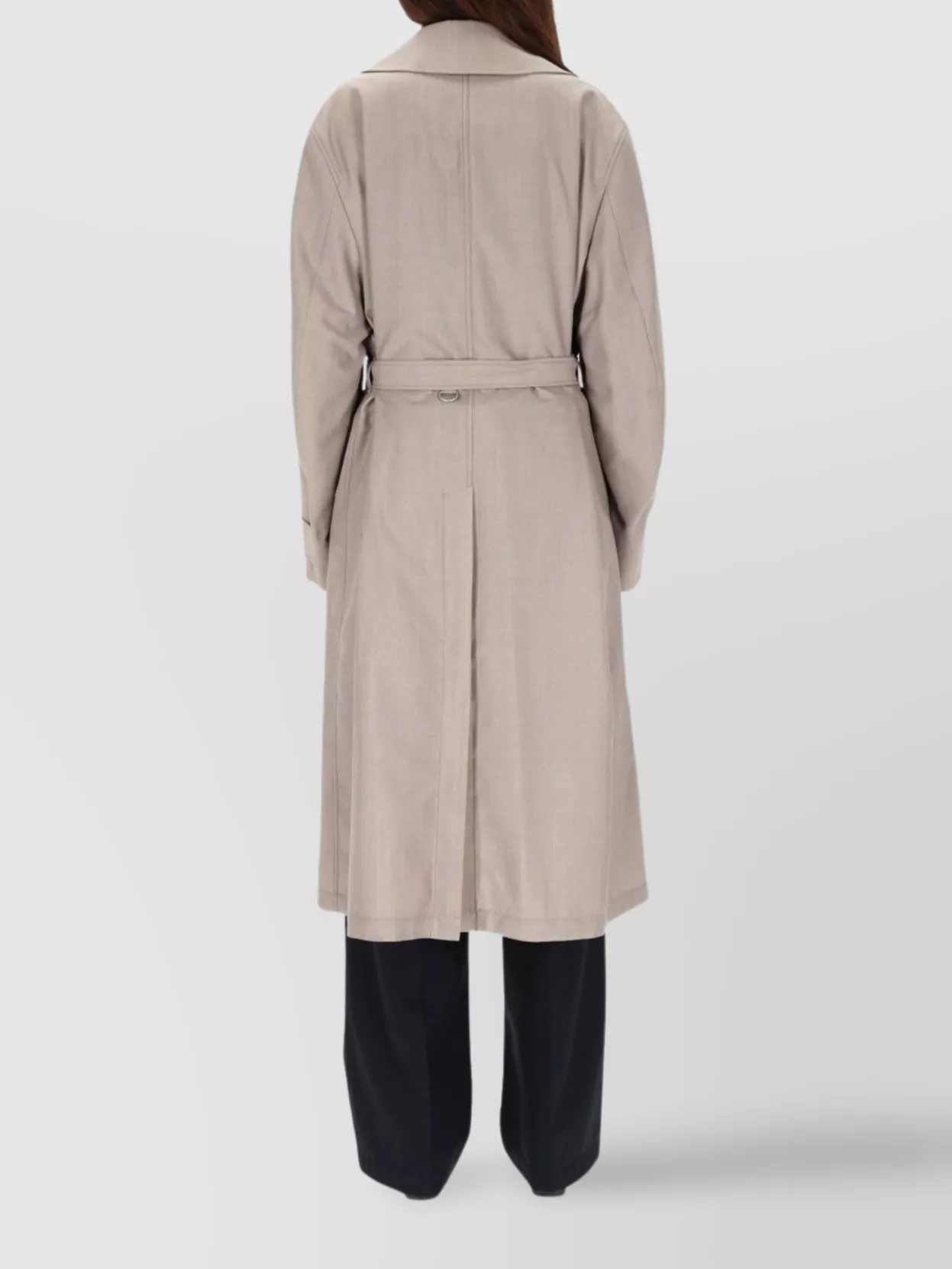 Lemaire Tailored Coat Belted At The Waist