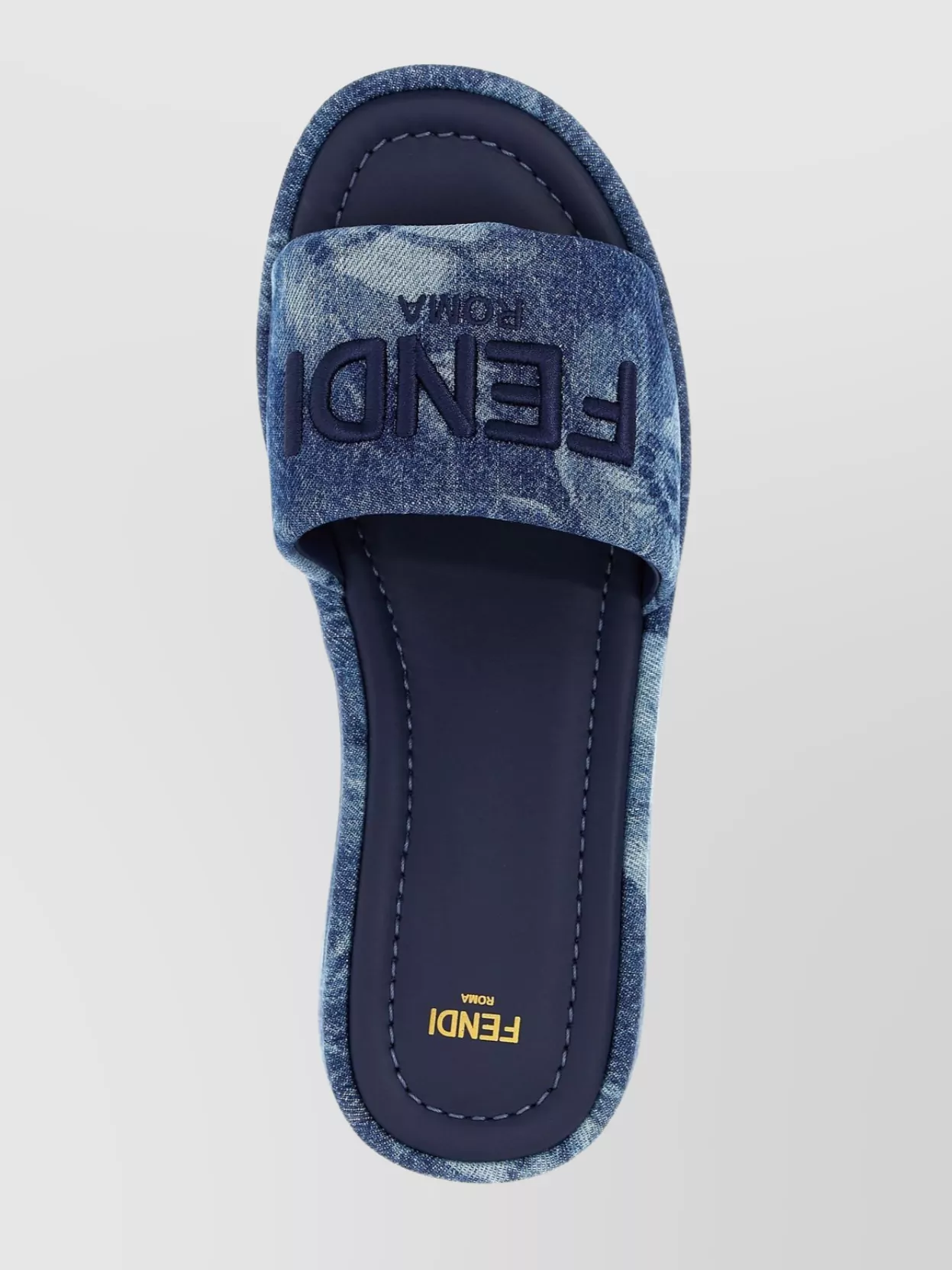 Fendi Sunny Slides With Open Toe And Platform Sole