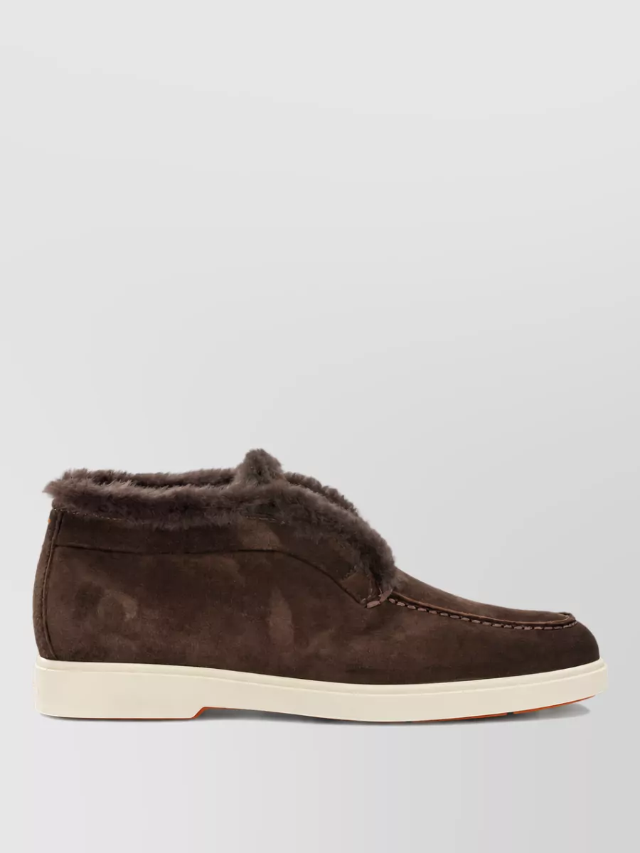 Santoni Suede leather boots