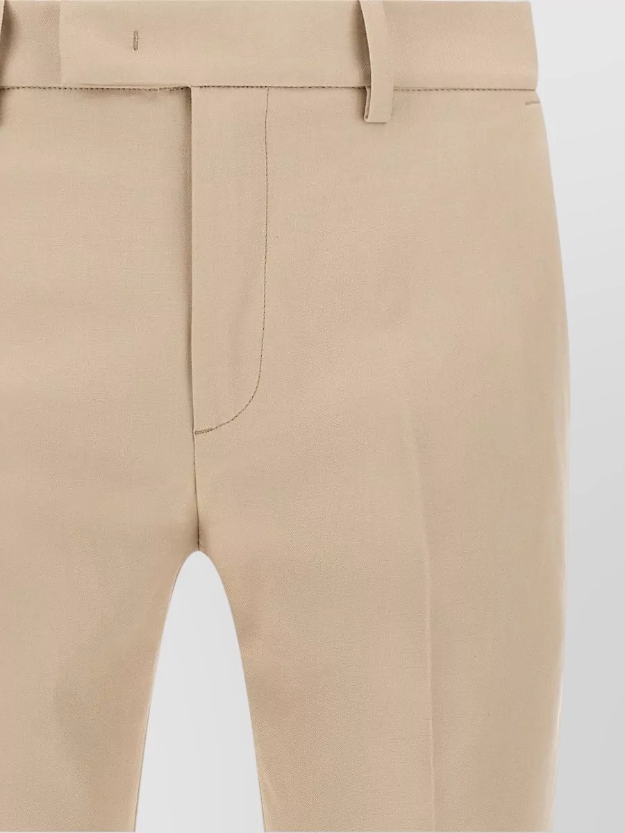 Department 5 Cotton Low-Rise Straight-Leg Tailored Trousers