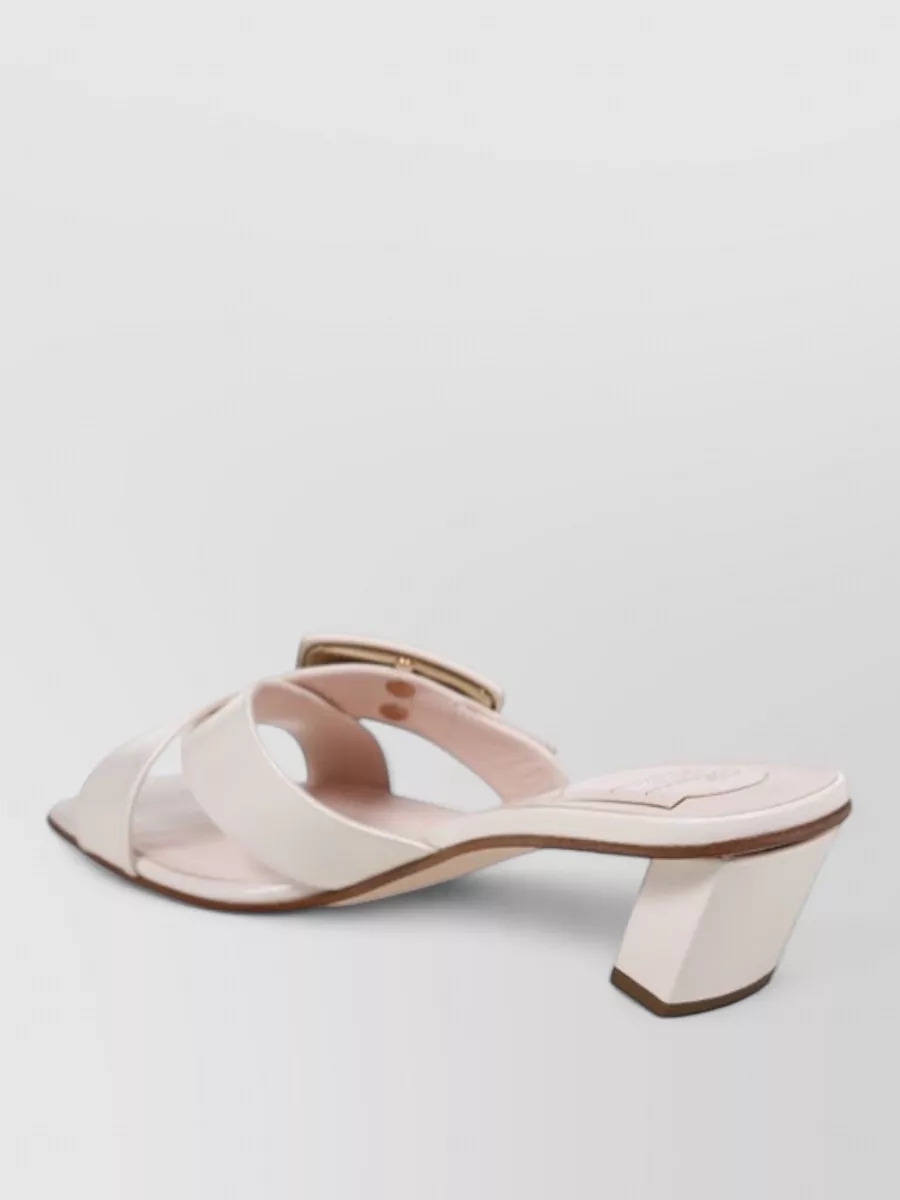 Roger Vivier Leather Mule Sandals