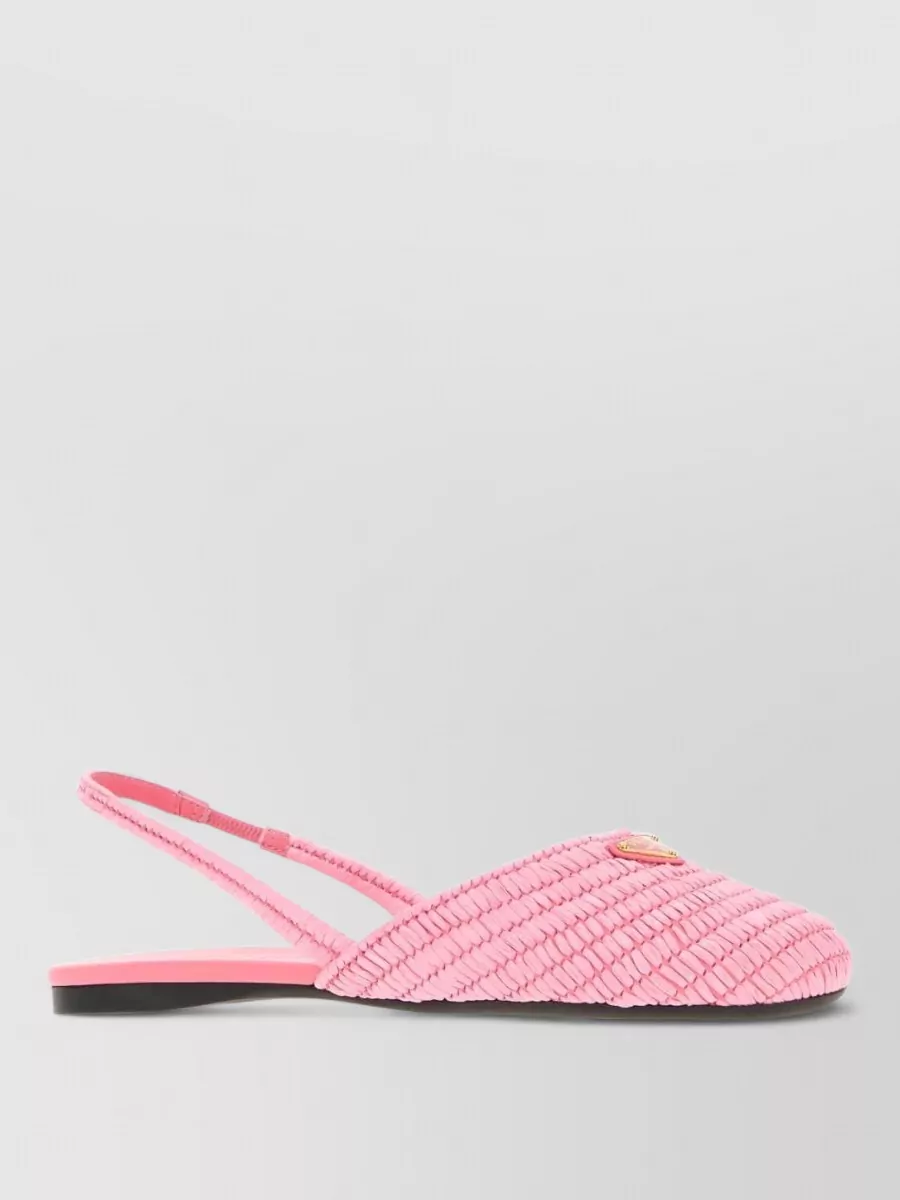 Prada raffia sandals