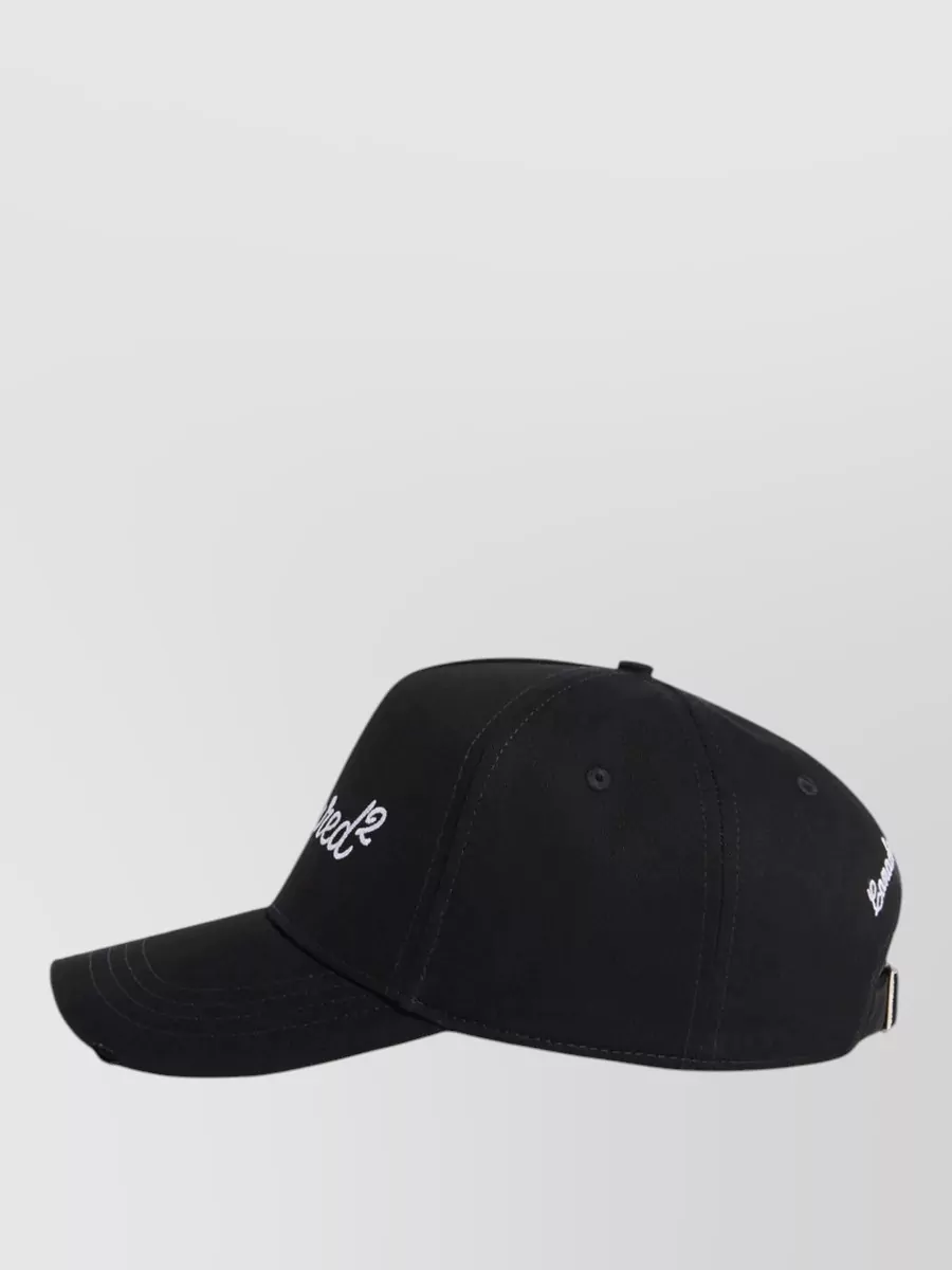 Dsquared2 Curved Brim Structured Baseball Hat