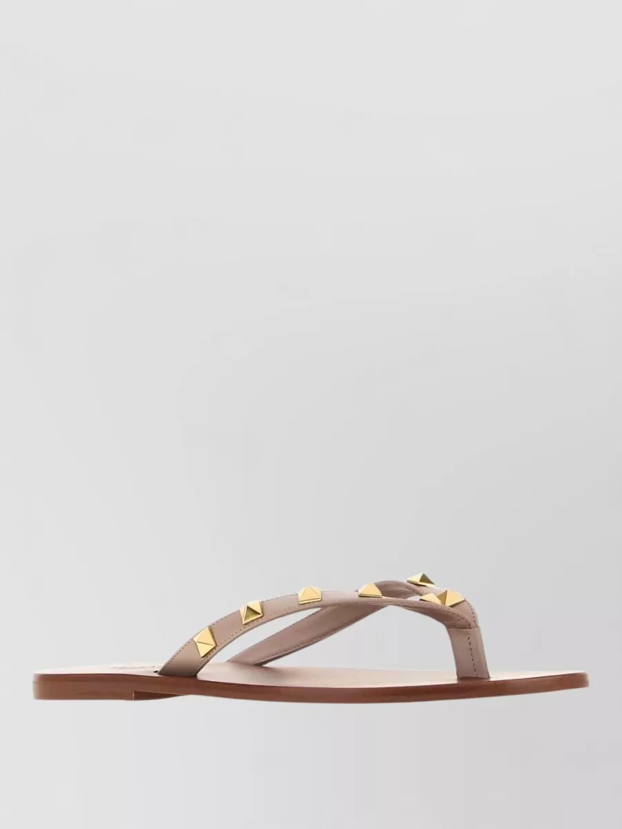 Valentino Garavani leather thong slides