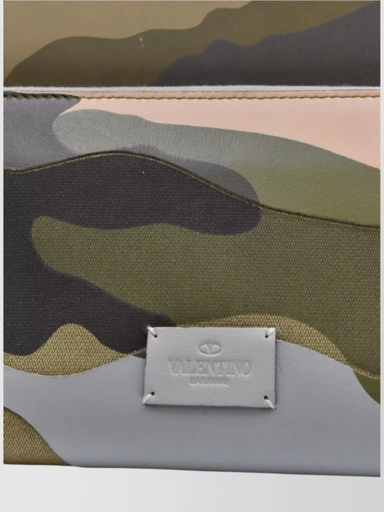Valentino Garavani Camouflage Pattern Rectangular Shape Wallets