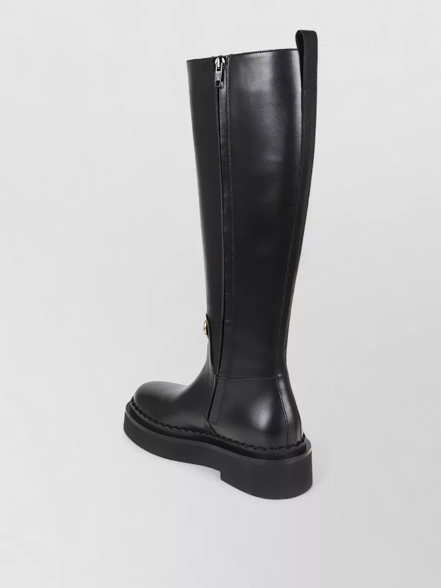 Valentino Garavani Knee High Boots Vlogo Signature Platform