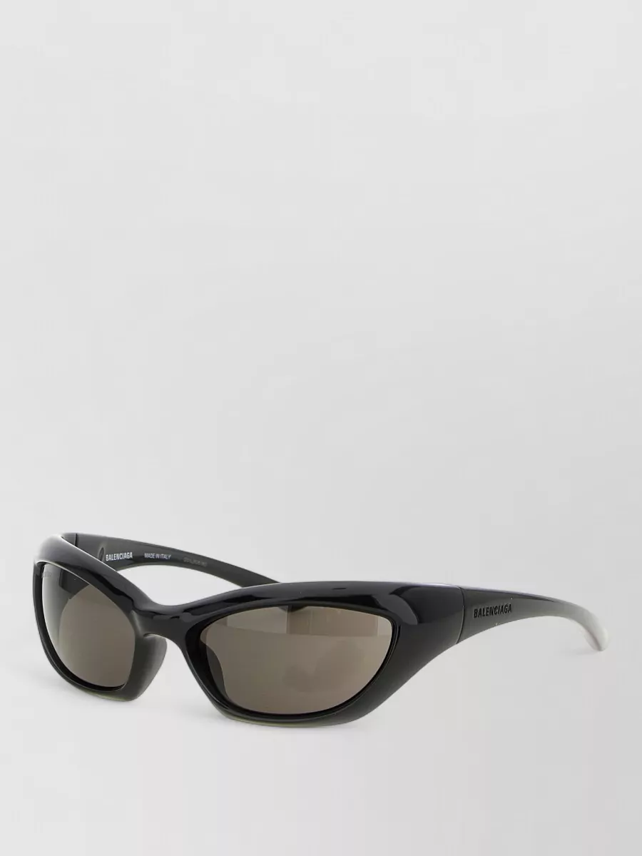 Balenciaga Racer Sunglasses Rectangular Frame Tinted Lenses