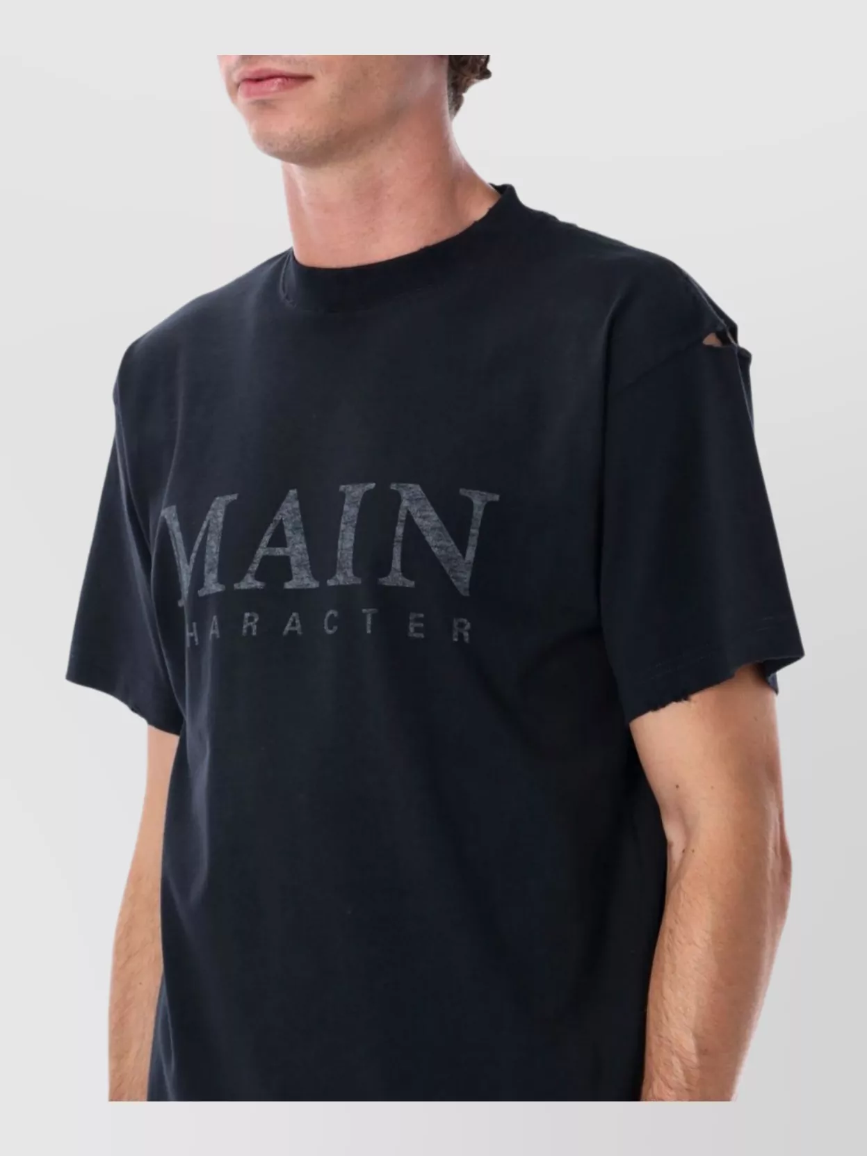 Balenciaga Casual Graphic Cotton T-Shirt