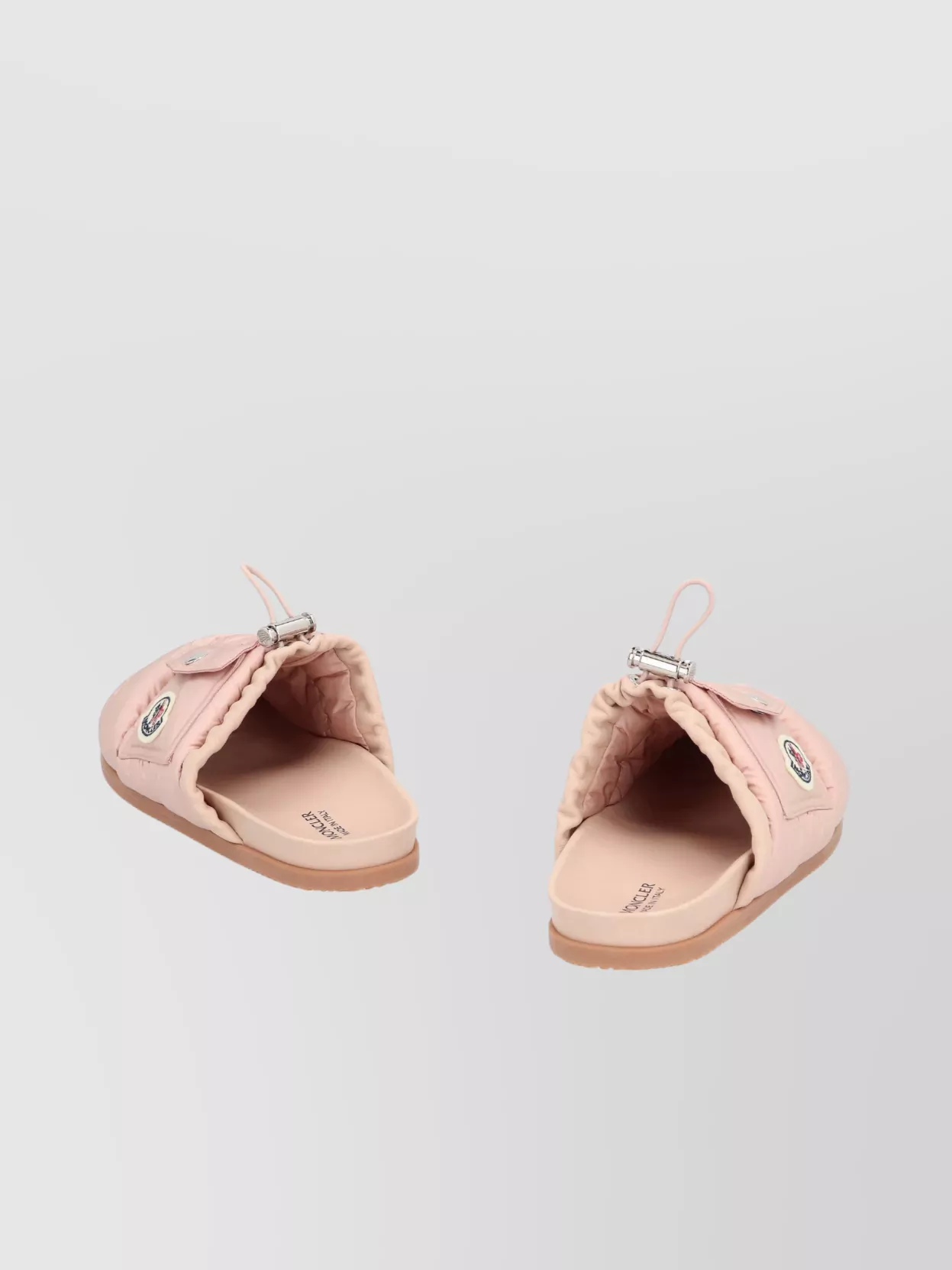 Moncler Flap Pocket Leather Mules