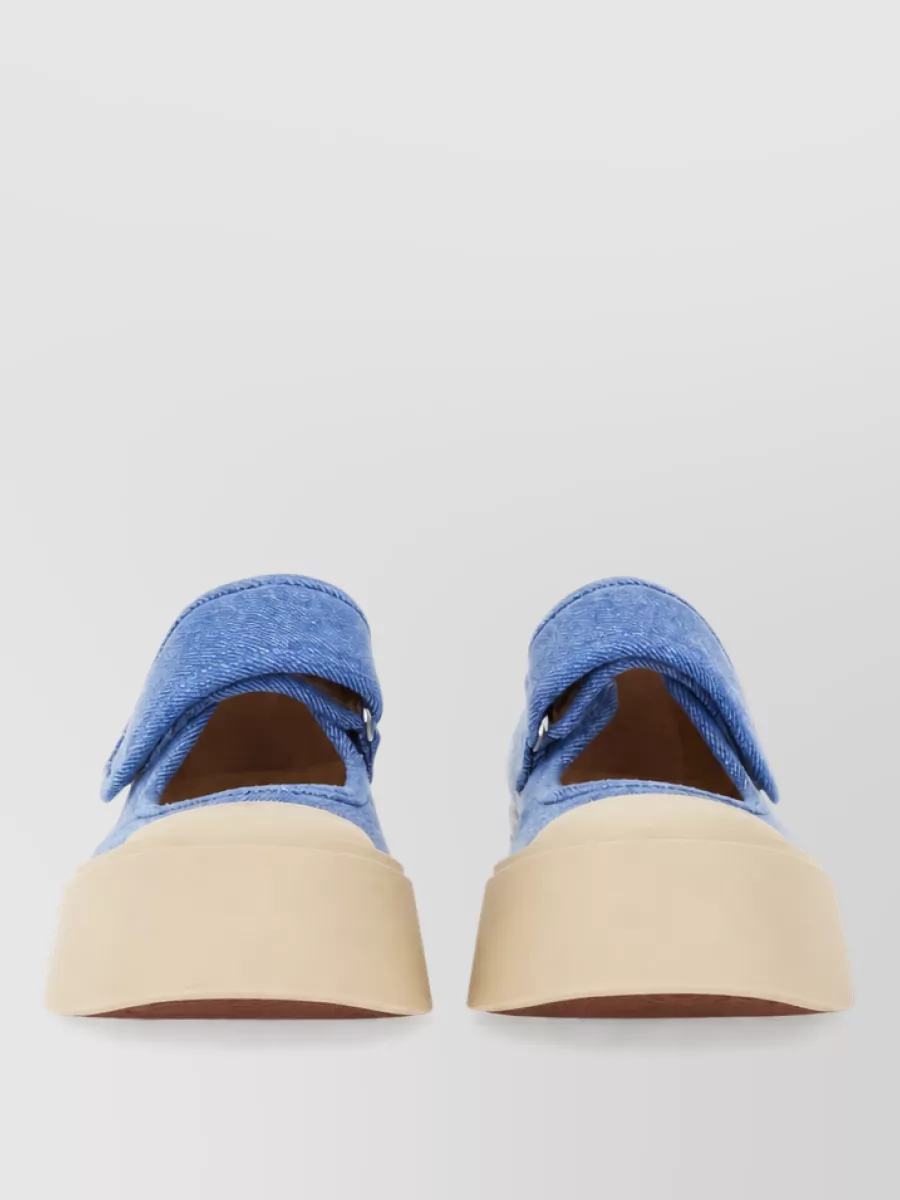 Marni Cotton Mary Jane Sneakers