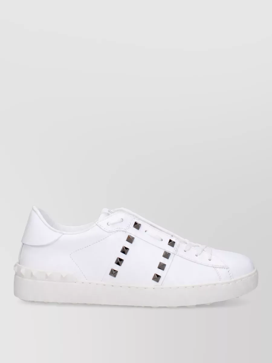 Valentino Garavani Leather Lace-Up Sneakers