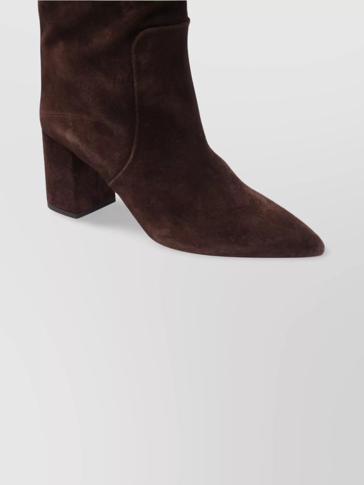 Paris Texas Block Heel Knee Length Pointed Toe Boots