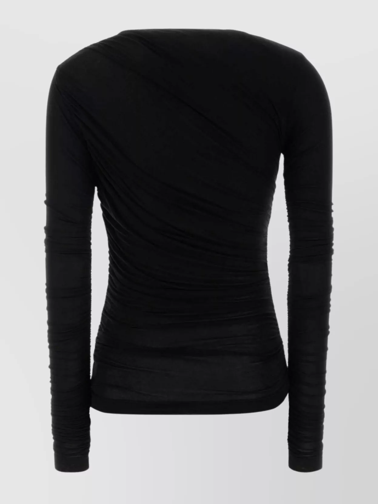Agolde Tania Top With Crew Neck And Long Sleeves