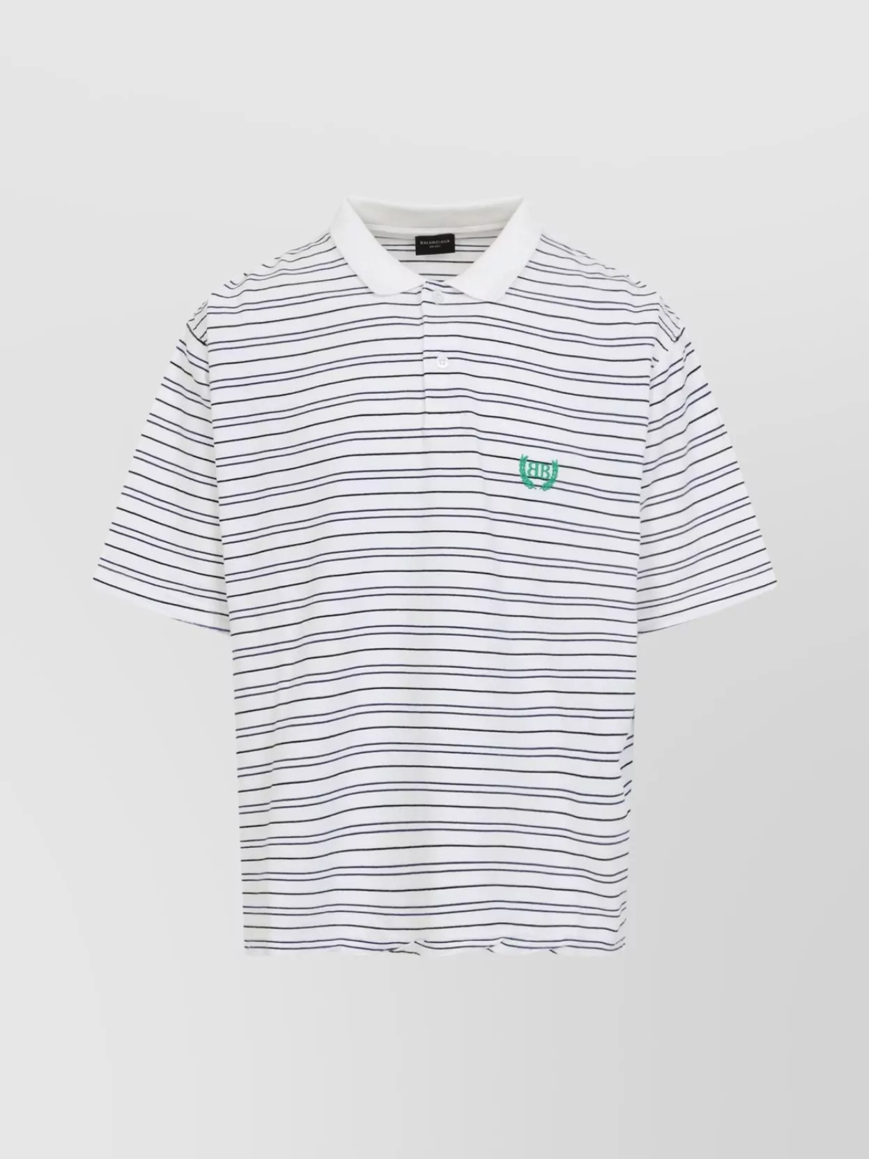 Balenciaga Striped Short Sleeves Regular Polo Shirt