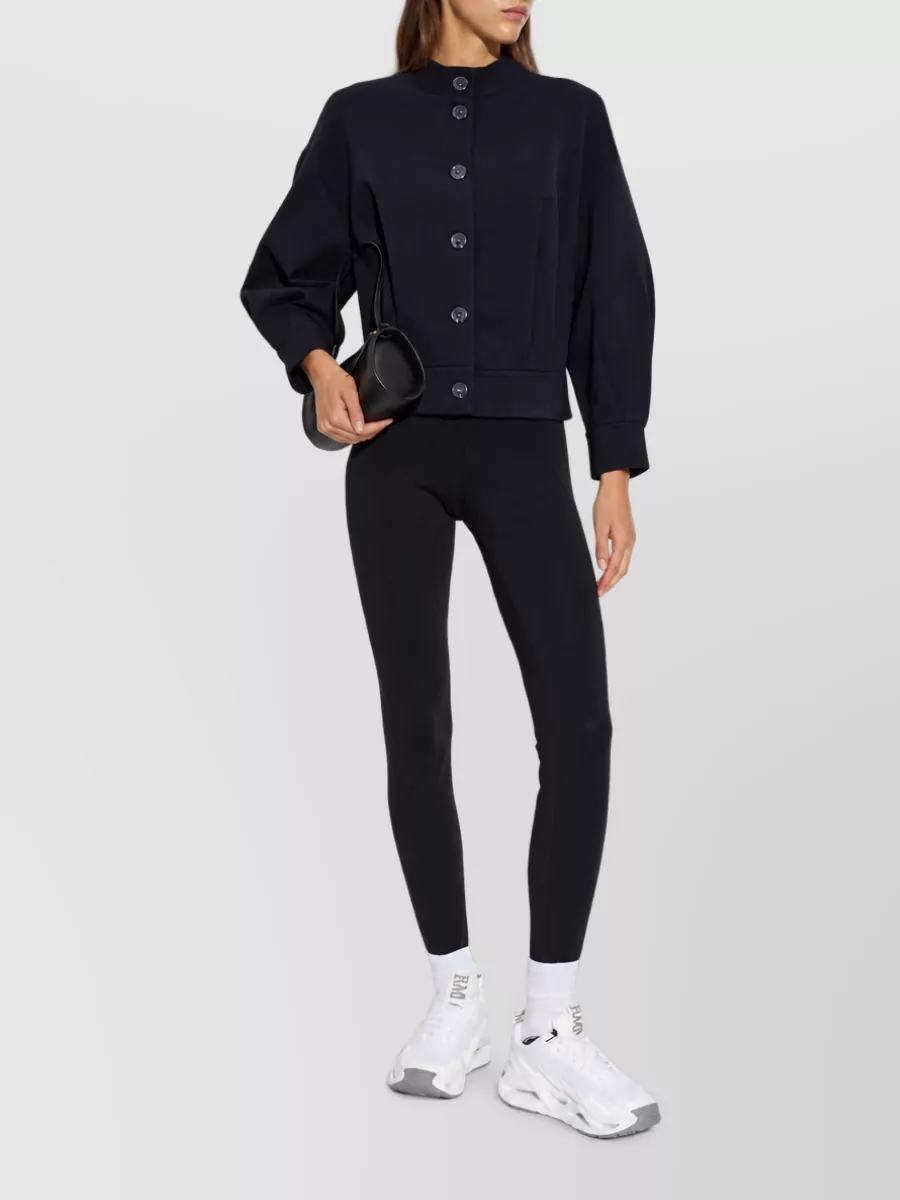 Emporio Armani Logo-Waistband Jersey Slim-Fit Leggings