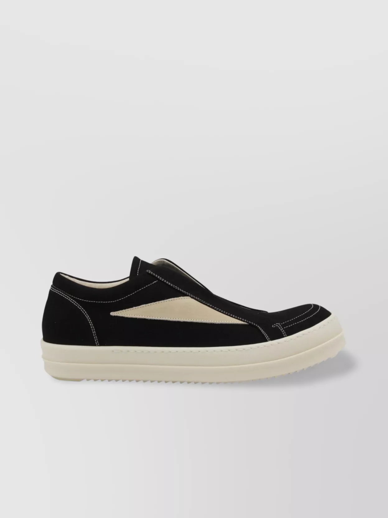 Rick Owens Drkshdw Low Top Sneakers Contrast Stitching