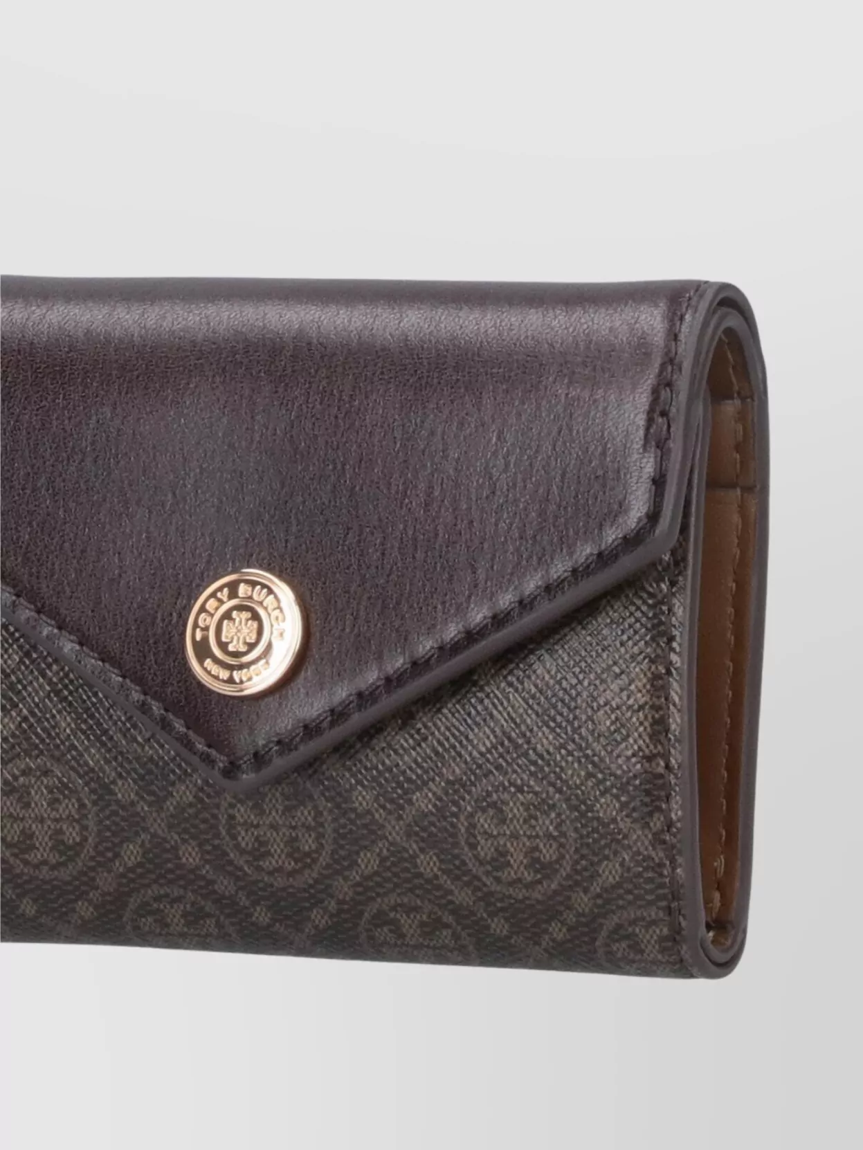 Tory Burch Snap Logo Cardholder Zip Pocket