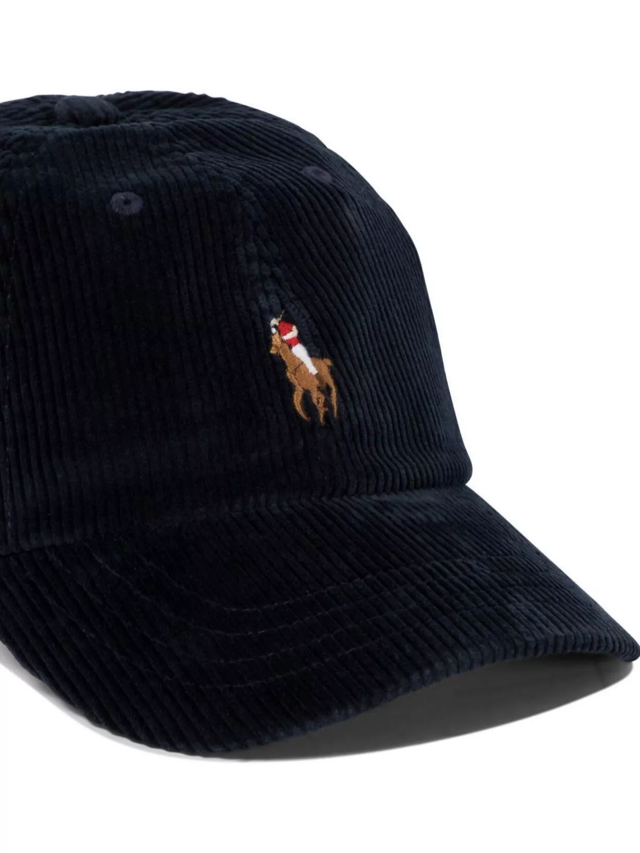 Polo Ralph Lauren Ribbed Corduroy Baseball Cap With Curved Brim