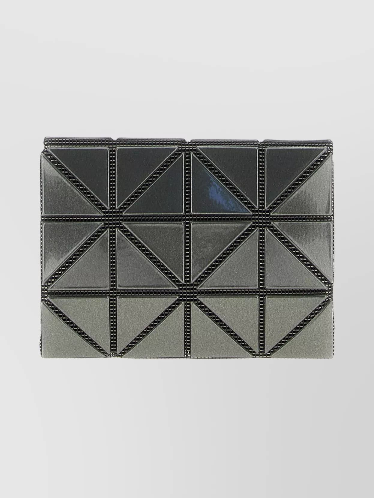 Bao Bao Issey Miyake Geometric Pattern Pvc Card Holder In Black