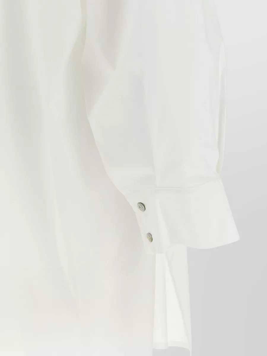 Di.la3 Pari' Silk Oversized Shirt
