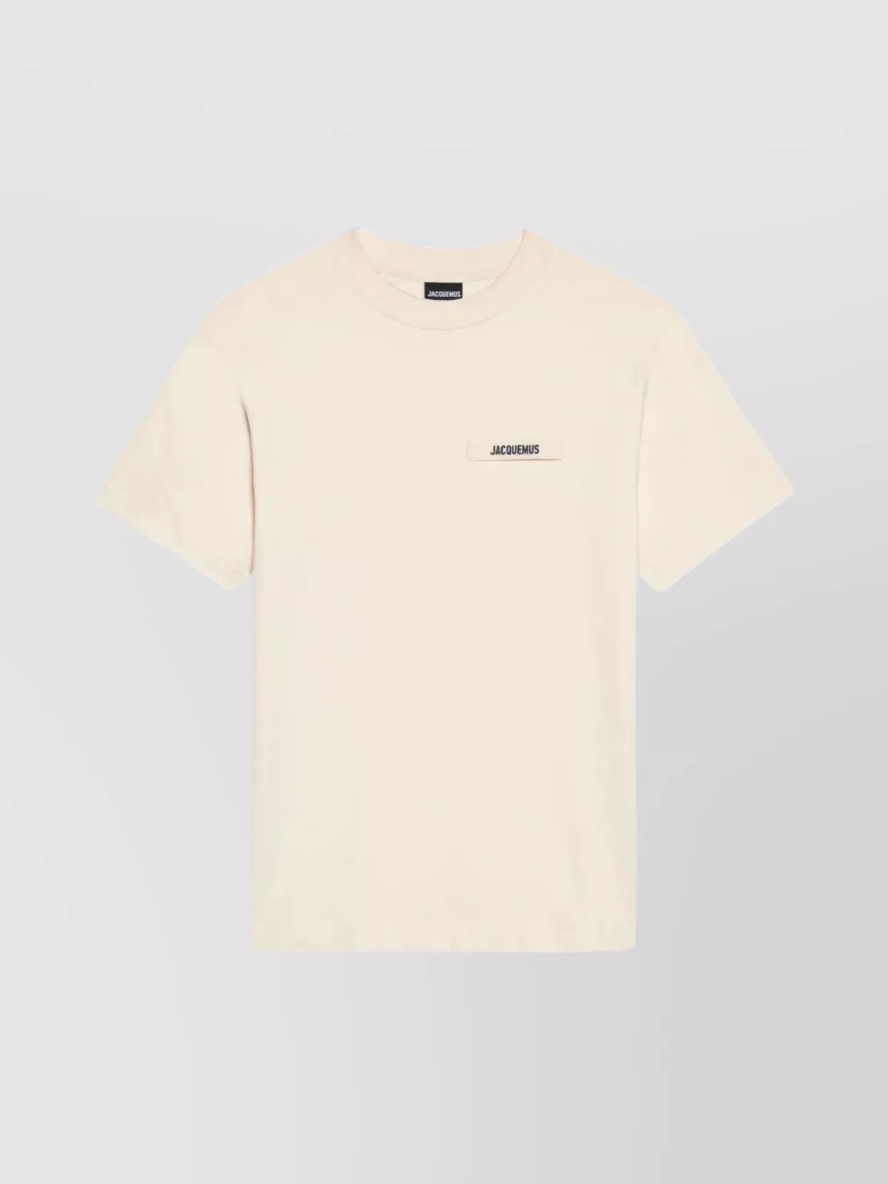 Jacquemus The Ribbed Crew Neck T-shirt In Neutral