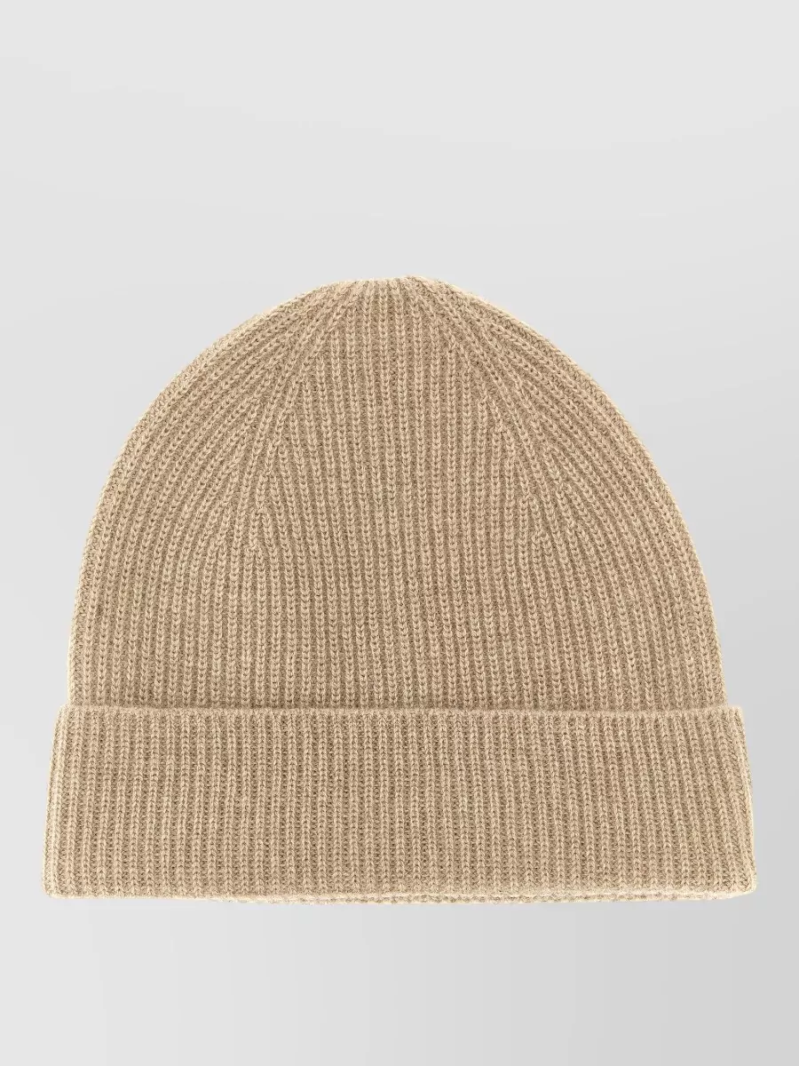 Ballantyne Ribbed Cashmere Beanie