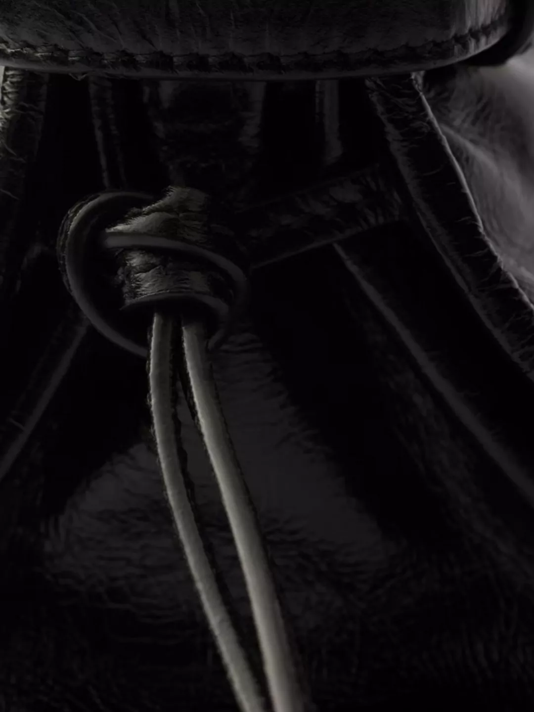 Prada Handheld Clutch With Buckle And Drawstring