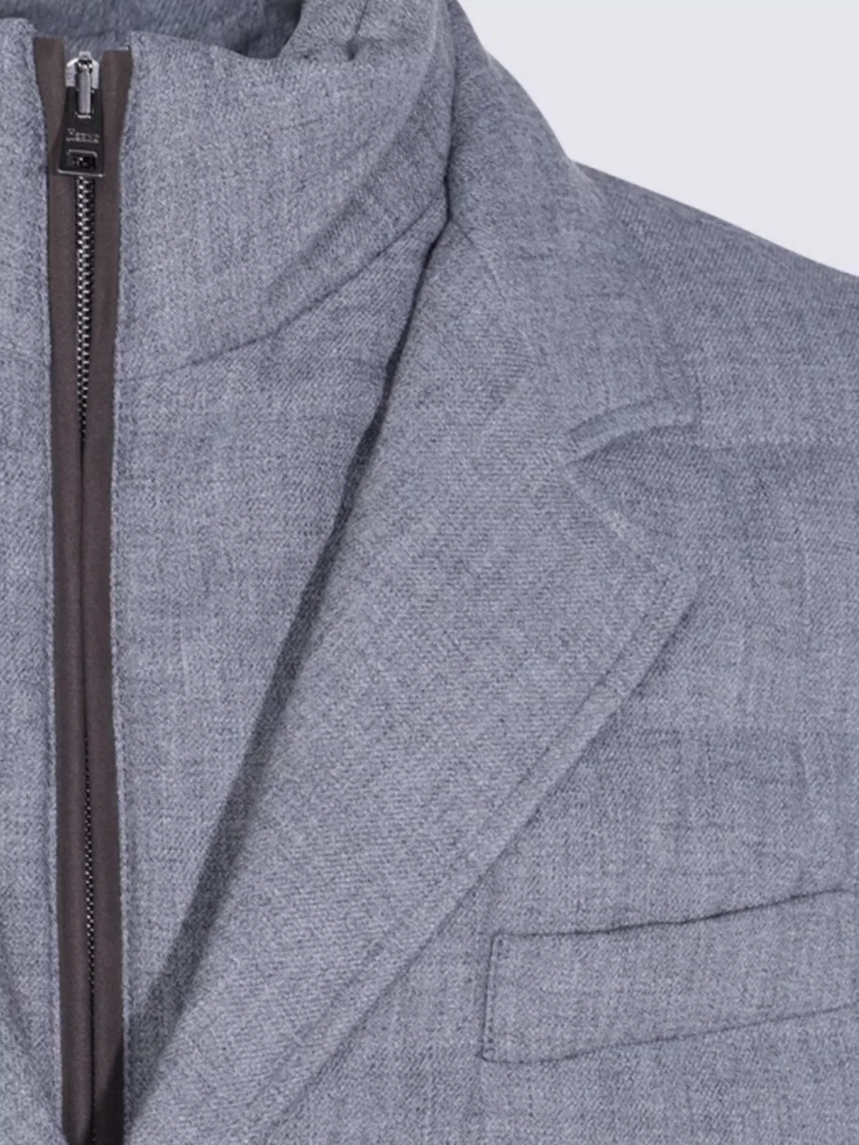 Herno Padded Chest Pocket Front Flap Notched Lapel