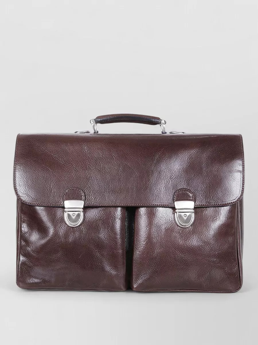 Sait leather briefcase
